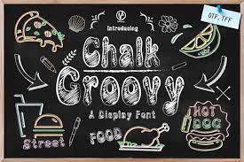 Font Chalk Groovy